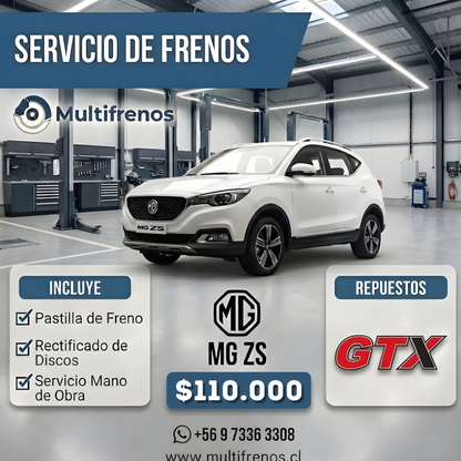 Servicio Integral de Frenos: MG ZS