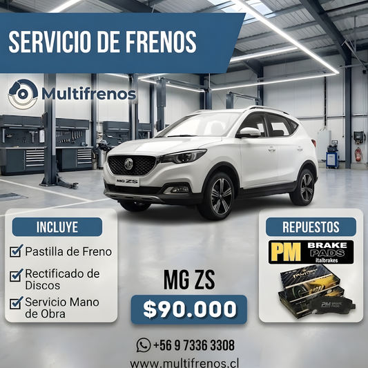 Servicio Integral de Frenos: MG ZS (P1473 PM)