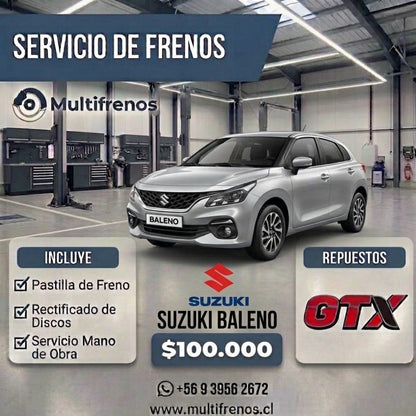 Servicio Integral de Frenos: Suzuki Baleno 1.4