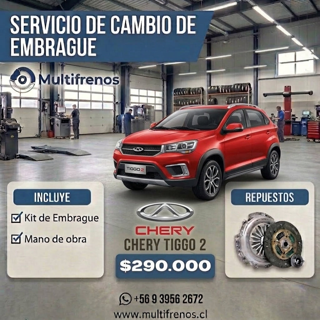 Cambio de Embrague Chery Tiggo 2 1.5