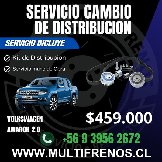 Servicio Cambio Correa de Distribución Volkswagen Amarok 2.0 Diesel