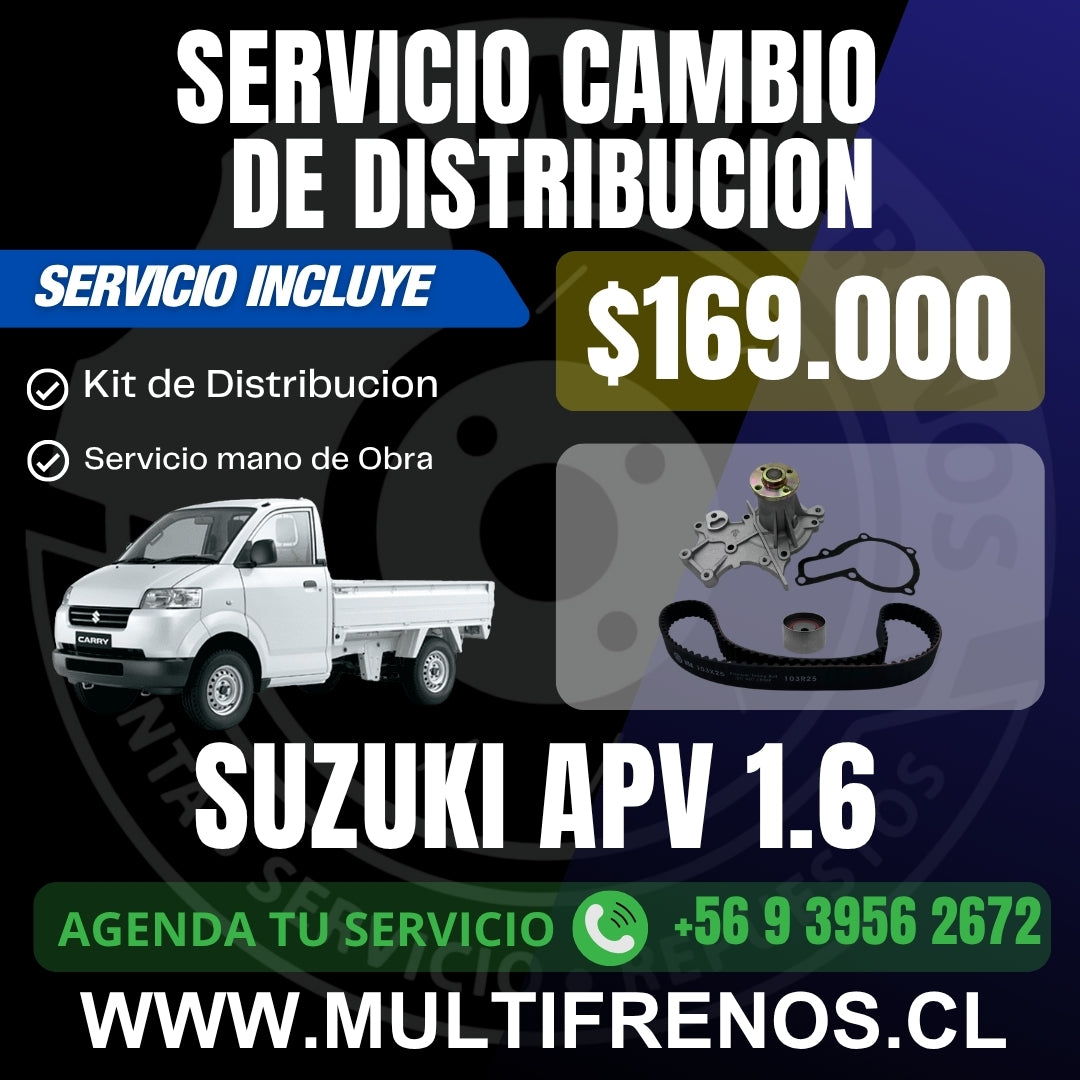 SERVICIO DE DISTRIBUCION SUZUKI APV 1.6 MOTOR G16A