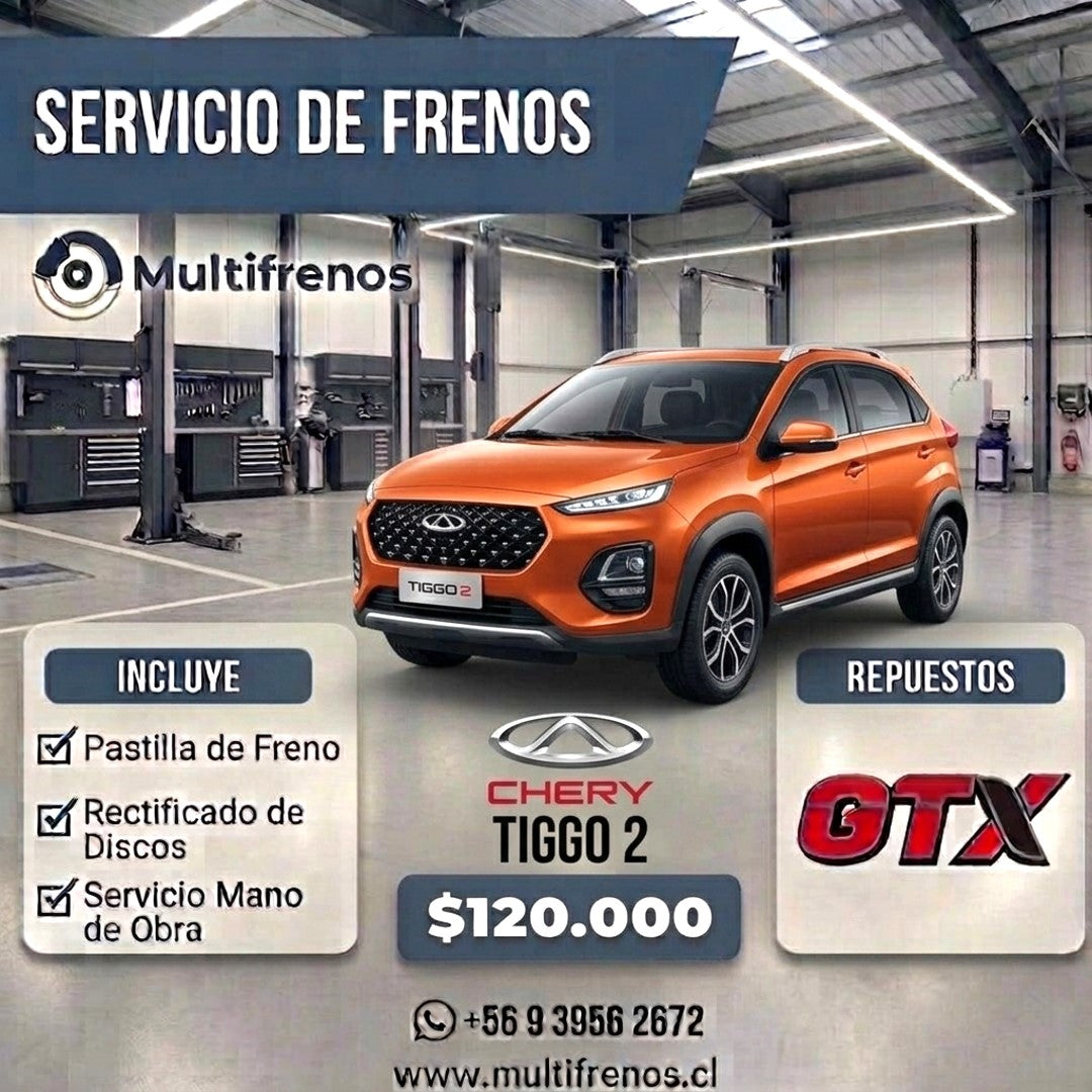 Servicio Integral de Frenos: Chery Tiggo 2 1.5