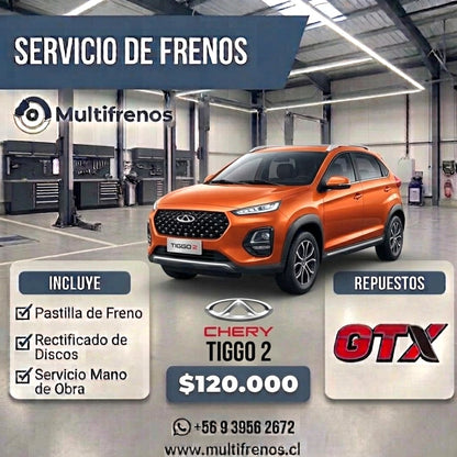 Servicio Integral de Frenos: Chery Tiggo 2 1.5