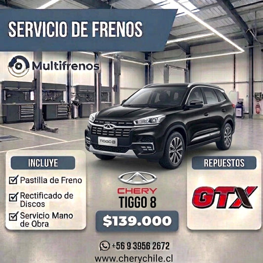Servicio Integral de Frenos: Chery Tiggo 8 1.5
