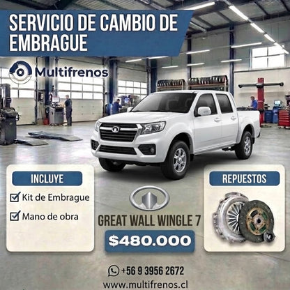 Cambio de Embrague Great Wall Wingle 7   2.4