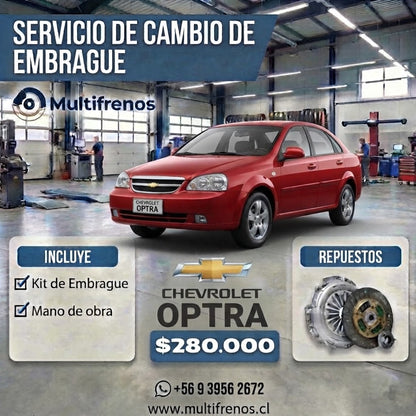 Cambio de Embrague  Chevrolet Optra 1.6