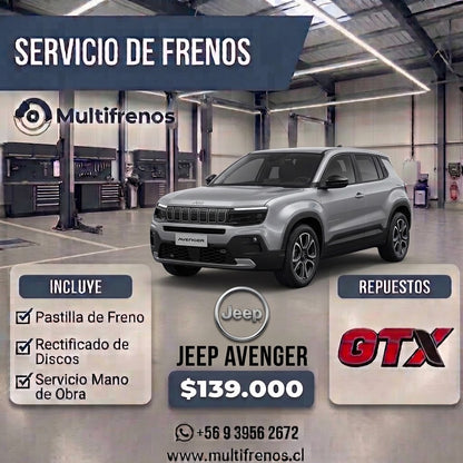 Servicio Integral de Frenos: Jeep Avenger  1.2