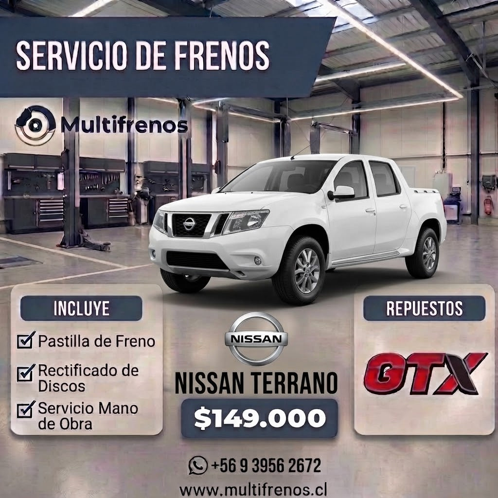 Servicio Integral de Frenos: Nissan Terreno Dca 2.5