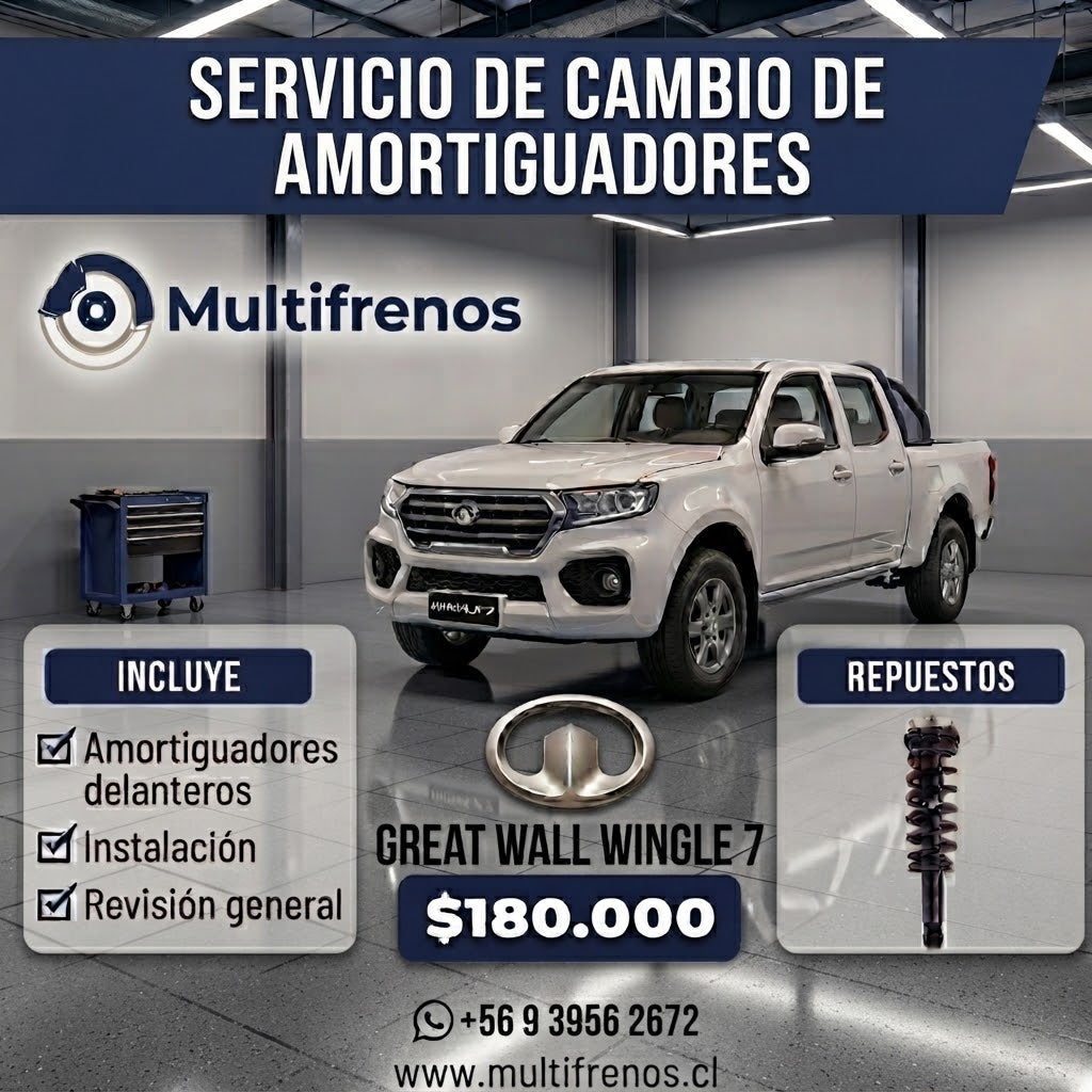 Servicio Integral de Amortiguadores Delanteros: Great Wingle 7