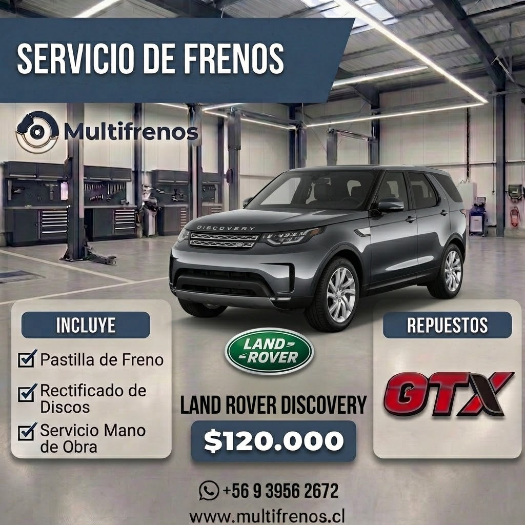 Servicio Integral de Frenos:  Land Rover Discovery
