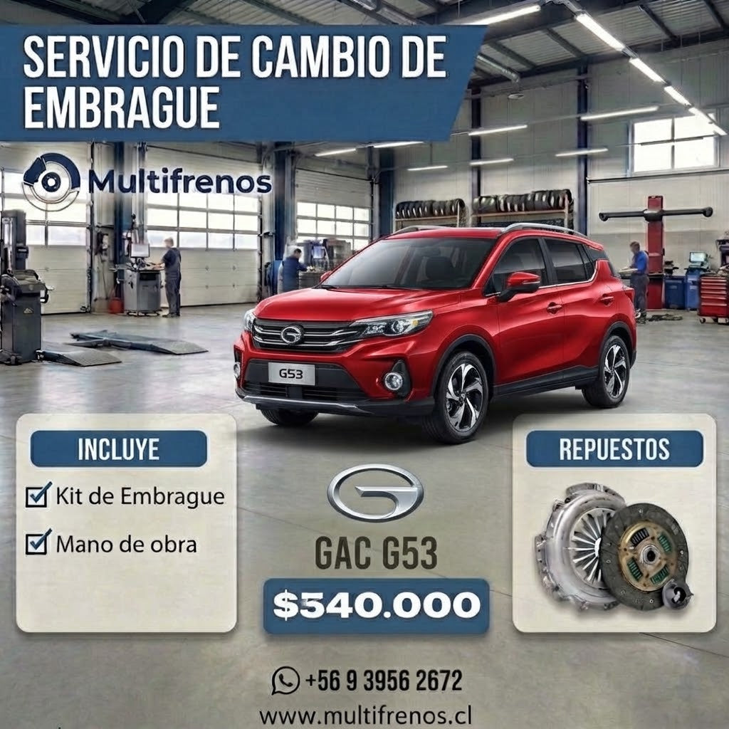 Cambio de Embrague GAC G53 1.5