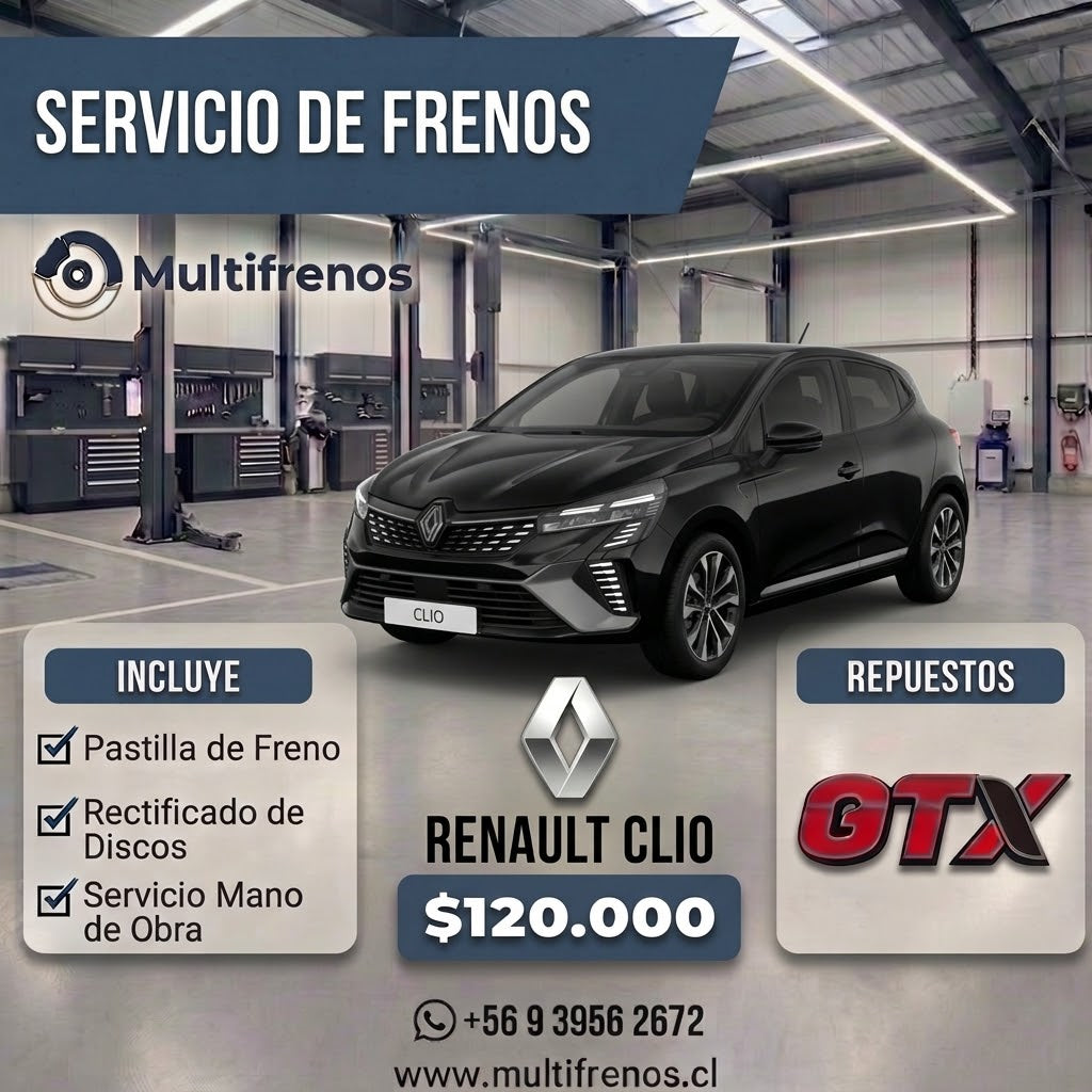 Servicio Integral de Frenos: Renault Clio