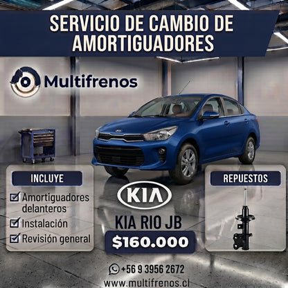 Servicio Integral de Amortiguadores Delanteros: Kia Rio JB 1.4/1.6