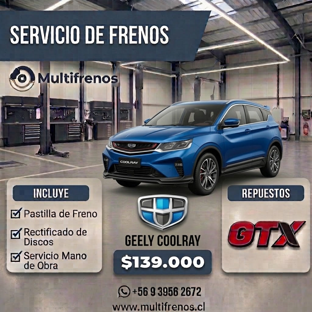 Servicio Integral de Frenos: Geely Coolray