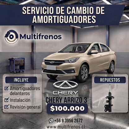 Servicio Integral de Amortiguadores Traseros: Chery Arrizo 3 1.5